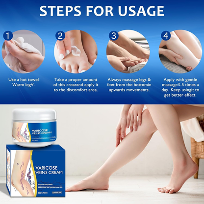 🎉Buy One Get One Free🎁 -Alcuras® Fast‑Absorbing Varicose Veins Care Cream For Smooth, Light, Confident Legs🦵