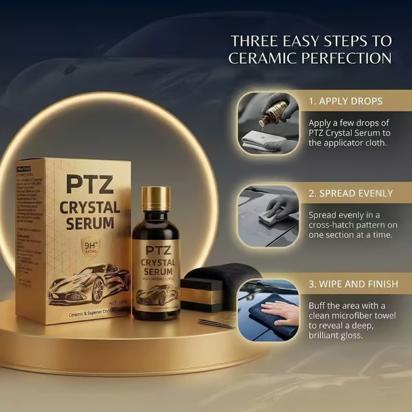 🔥LAST DAY 49% OFF - 🚗Crystal Serum – 9h Professional Ceramic Coating For Car Paint, Gloss & Protection