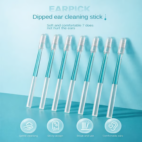 🔥Last Day 49% OFF - 💦Sticky Ear Cleaning Sticks – Gentle, Visible Ear Care👂