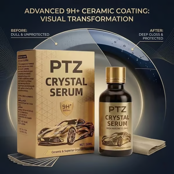 🔥LAST DAY 49% OFF - 🚗Crystal Serum – 9h Professional Ceramic Coating For Car Paint, Gloss & Protection
