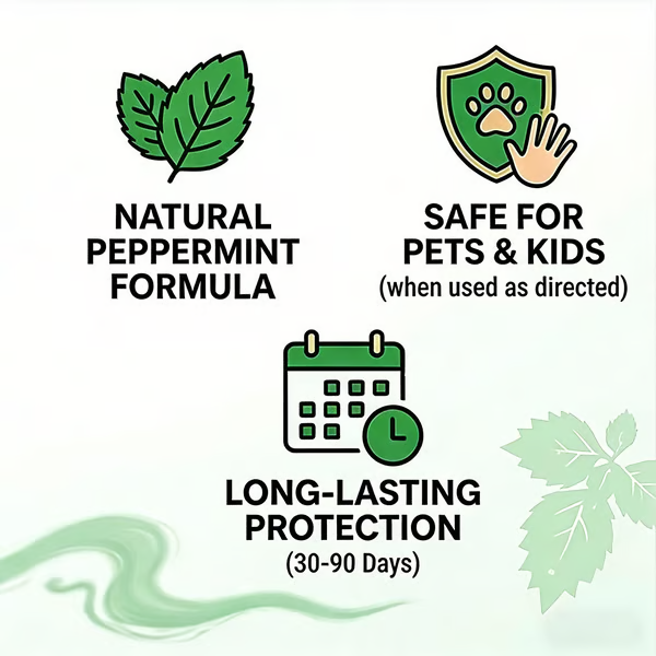 (🎁Last Day 50% OFF)🌿Natural Peppermint Rodent Repellent Balls (12 Pack) – Keep Rats, Mice & Pests Away Safely
