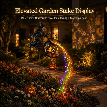 🔥LAST DAY 60% OFF🔥Halloween Witch Cauldron Garden Light✨