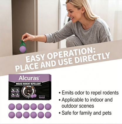🔥Last Day 50% OFF - 🌿Natural Peppermint Pest Repellent Balls(12 Pack) – Keep Rats, Mice & Pests Away Safely🐭