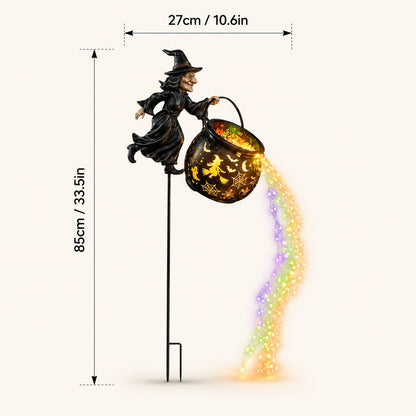 🔥LAST DAY 60% OFF🔥Halloween Witch Cauldron Garden Light✨