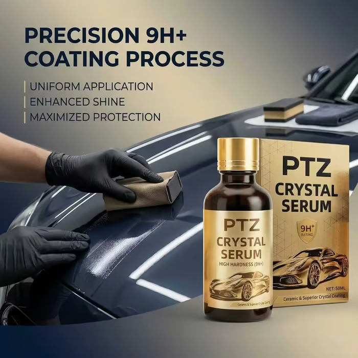 🔥LAST DAY 49% OFF - 🚗Crystal Serum – 9h Professional Ceramic Coating For Car Paint, Gloss & Protection