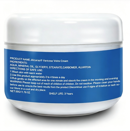 🎉Buy One Get One Free🎁 -Alcuras® Fast‑Absorbing Varicose Veins Care Cream For Smooth, Light, Confident Legs🦵