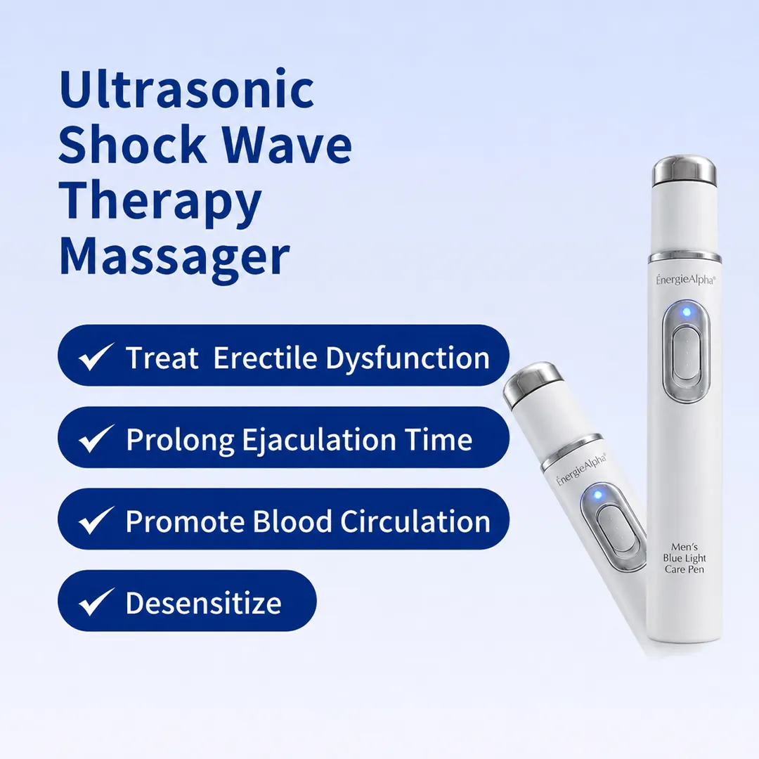 🔥LAST DAY 49% OFF🔥 - 💪Alcuras® Men's Ultrasonic Shock Wave Therapy Care Pen | Advanced Acoustic Wave Technology | Boost Circulation, Relieve Pain & Support Male Performance Confidence 💪