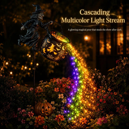🔥LAST DAY 60% OFF🔥Halloween Witch Cauldron Garden Light✨